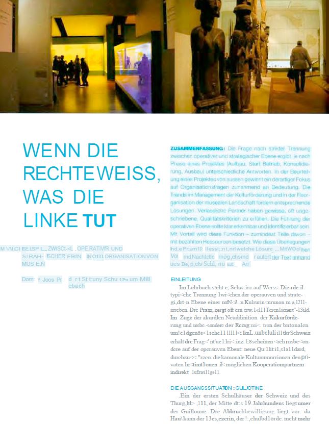museums.ch Ausgabe Nr.1 / 2006
